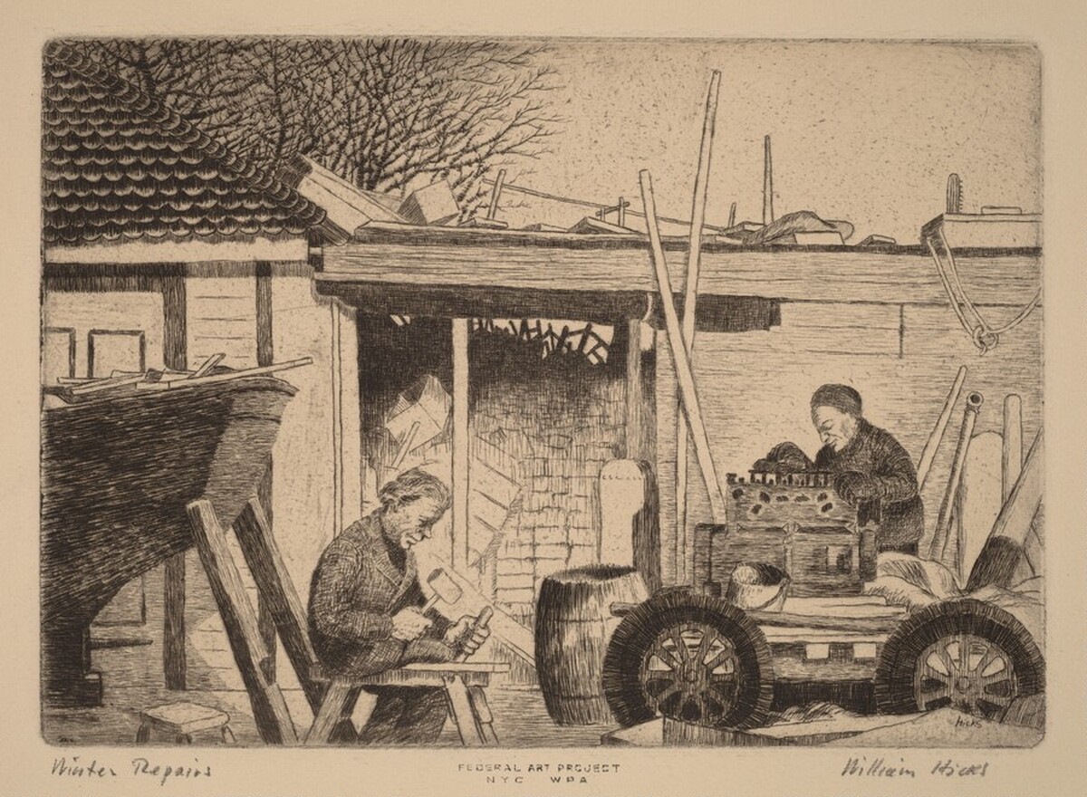 Winter Repairs by William P. Hicks