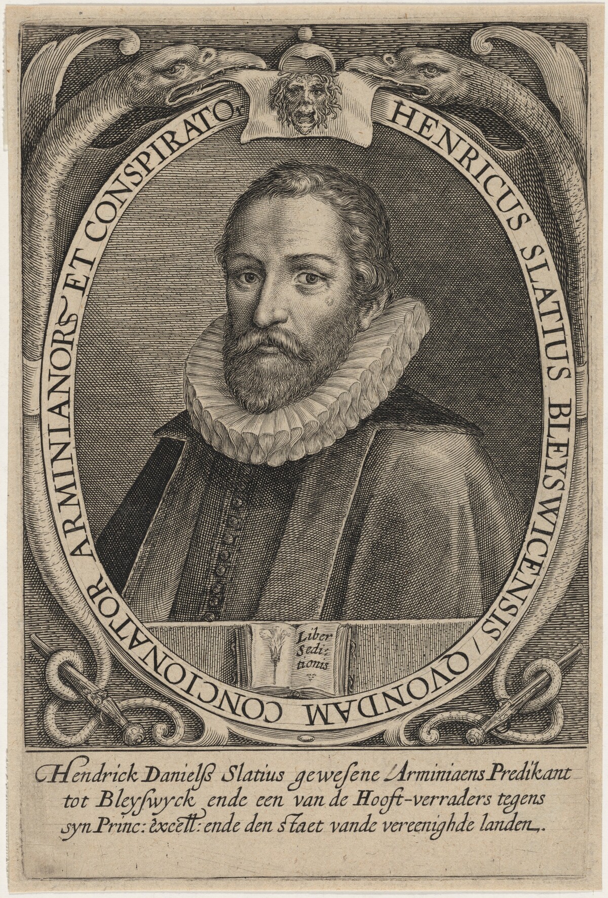 Hendrick Daniels Slatius, Preacher by Unknown Artist