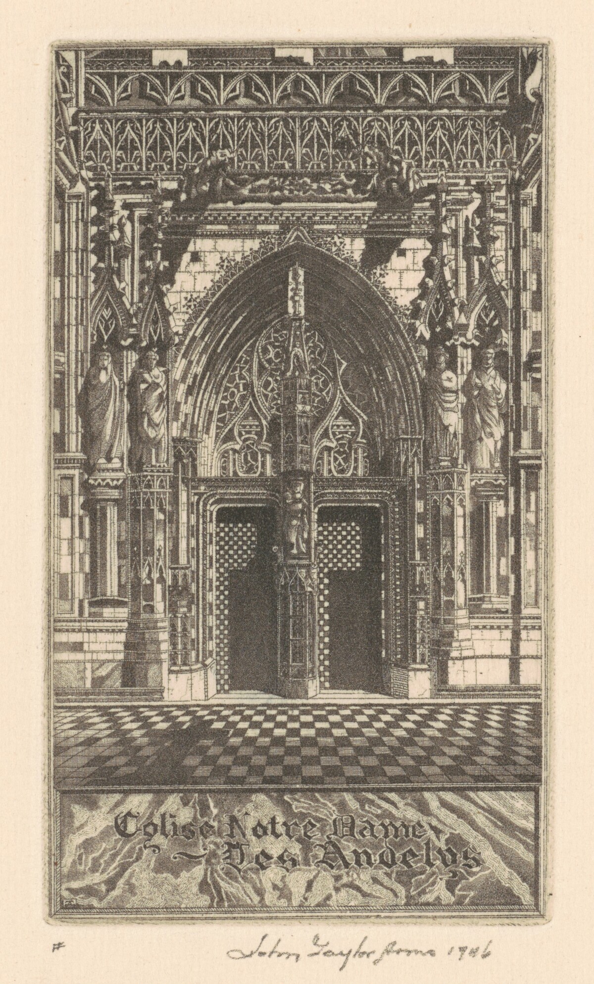 Precious Stones, Eglise Notre Dame des Andelys by John Taylor Arms