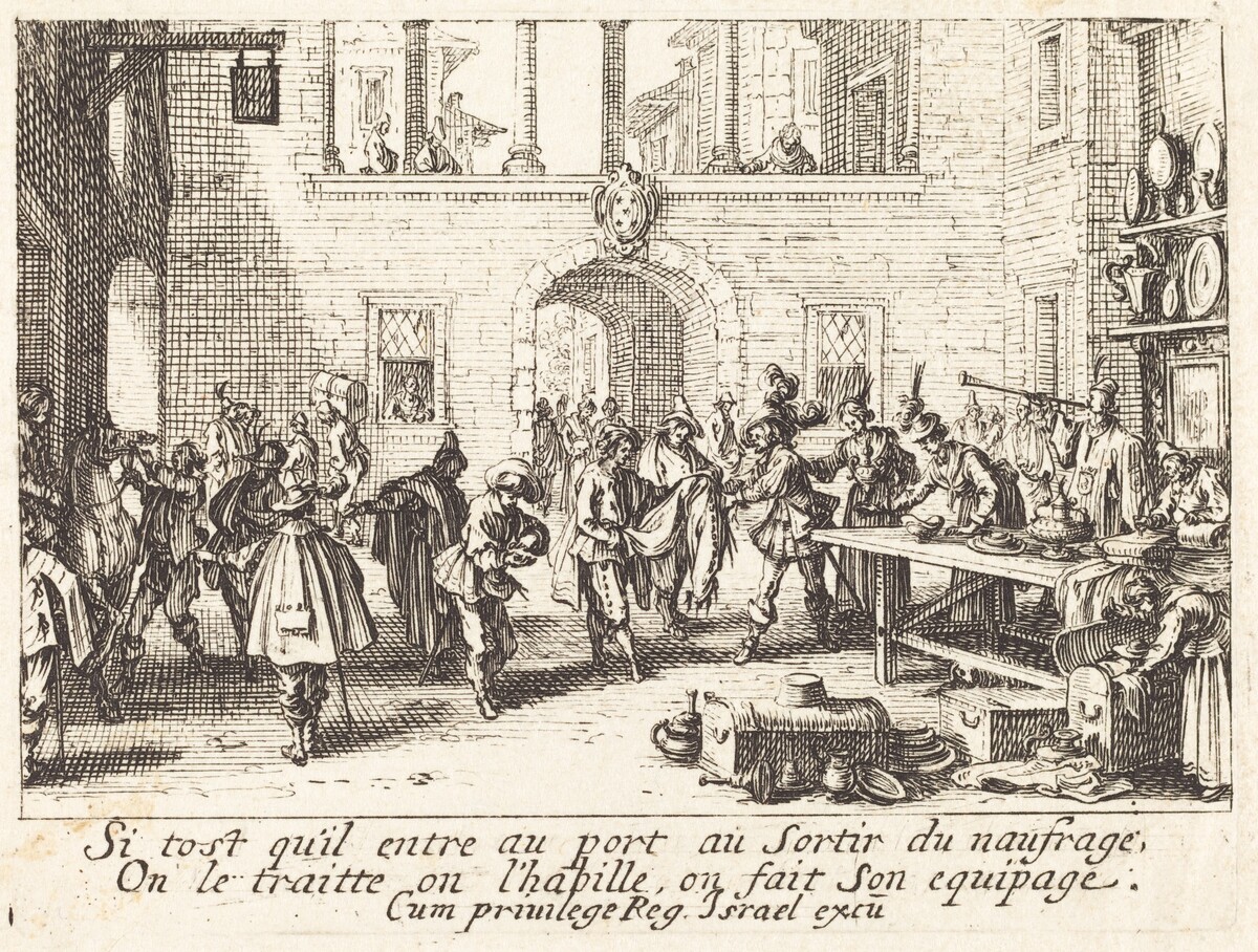 The Parents Bestow Gifts by Jacques Callot
