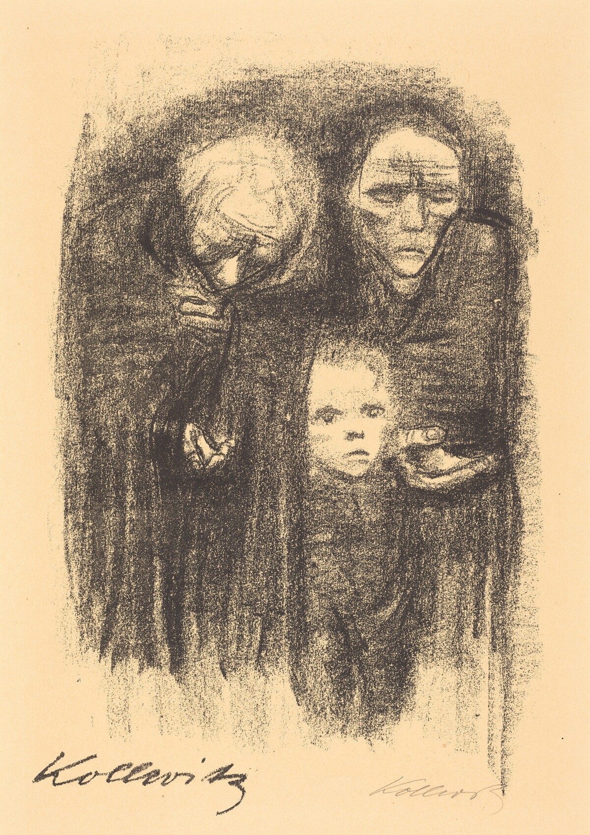 Bettelnde (Begging) by Käthe Kollwitz