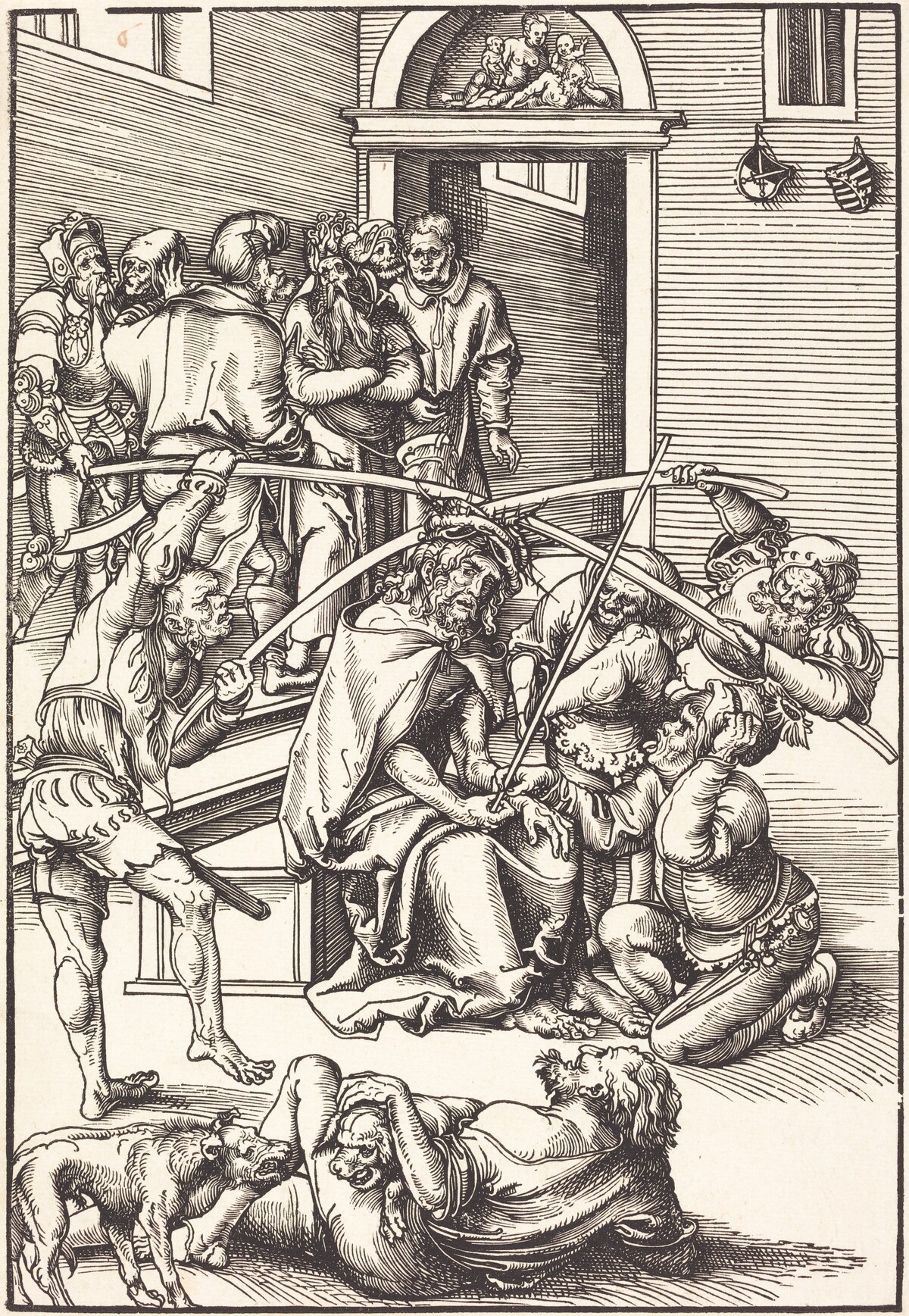 Christ Crowned with Thorns by Lucas Cranach the Elder