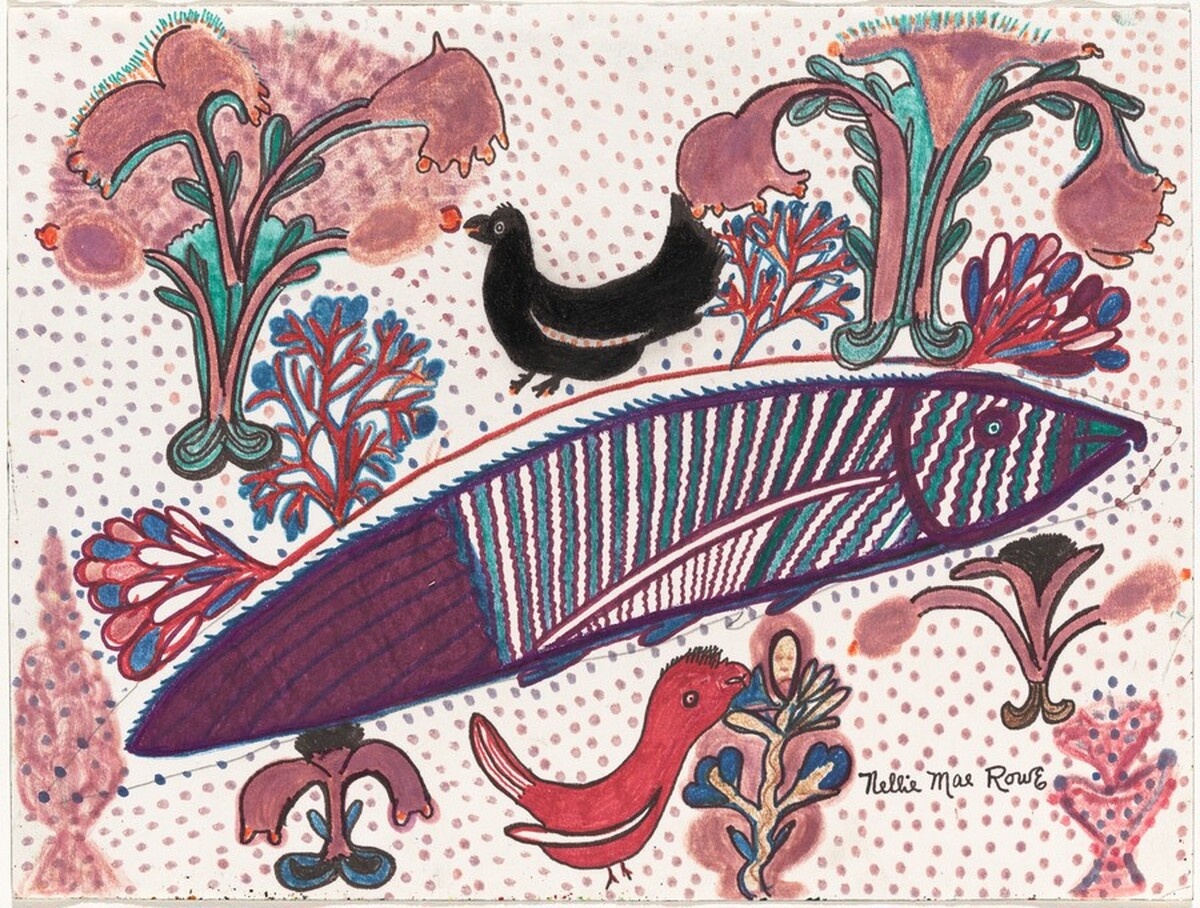 Fish by Nellie Mae Rowe