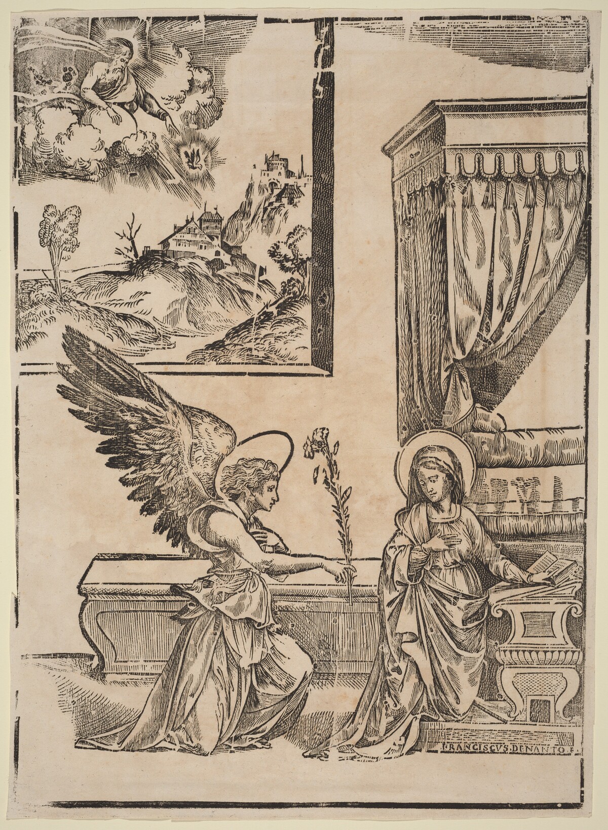 The Annunciation by Francesco Denanto