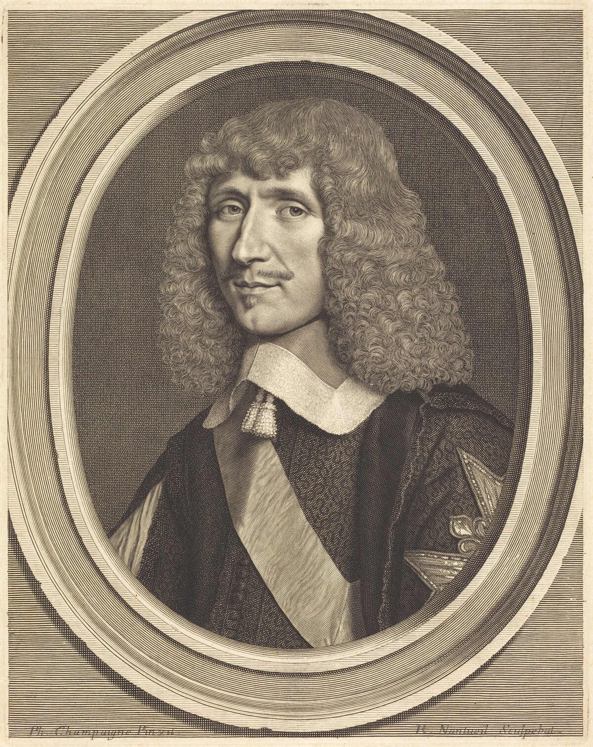 Leon-Bouthillier, Comte de Chavigny by Robert Nanteuil after Philippe de Champaigne