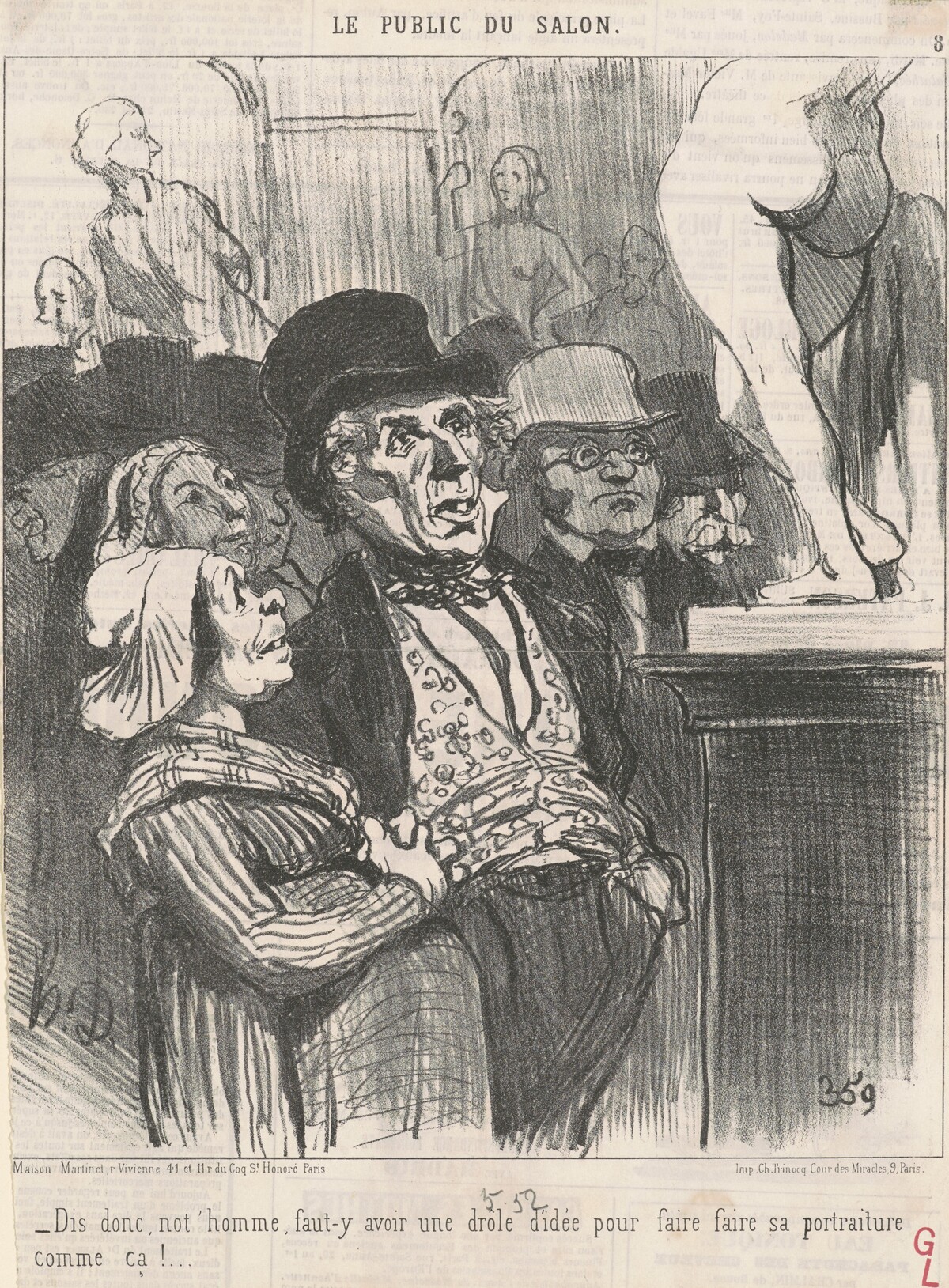 Dis donc, not'homme, faut-y ... by Honoré Daumier