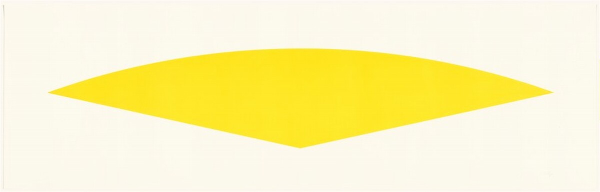 Yellow Curve by Ellsworth Kelly