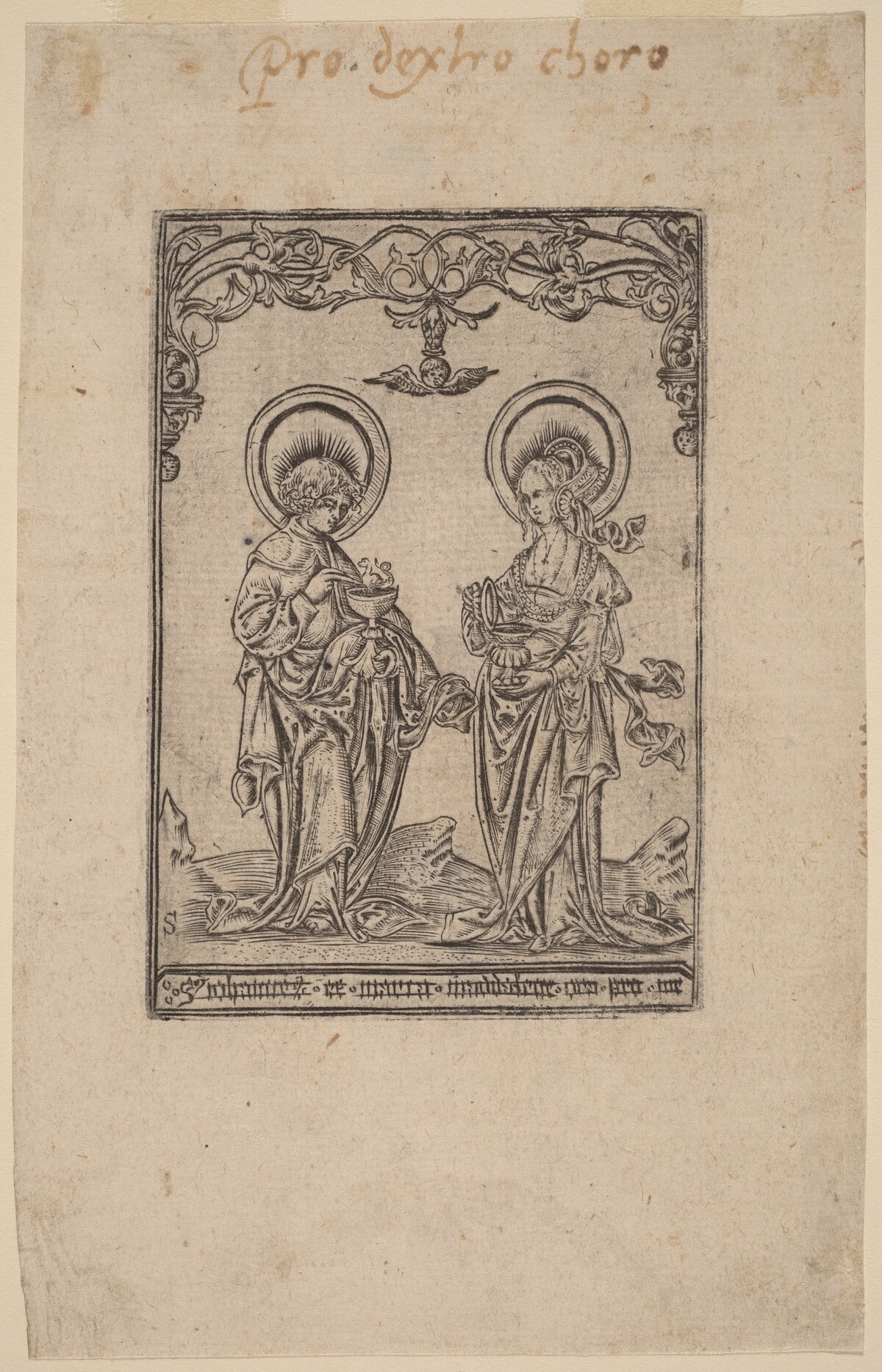 Saint Mary Magdalene and Saint John the Evangelist by Master S