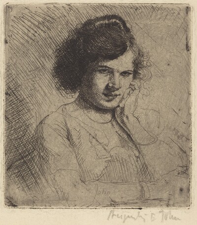 Young Woman Musing