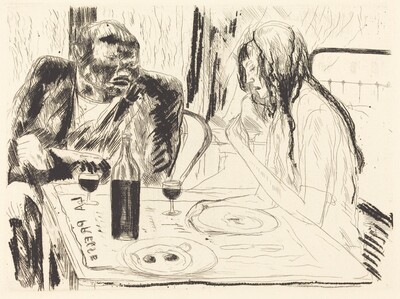 Bubu and Berthe at Lunch  (Le Dejeuner de Bubu et de Berthe)
