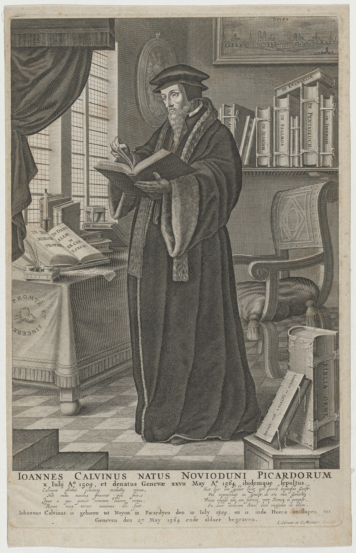 John Calvin by I. Covens
