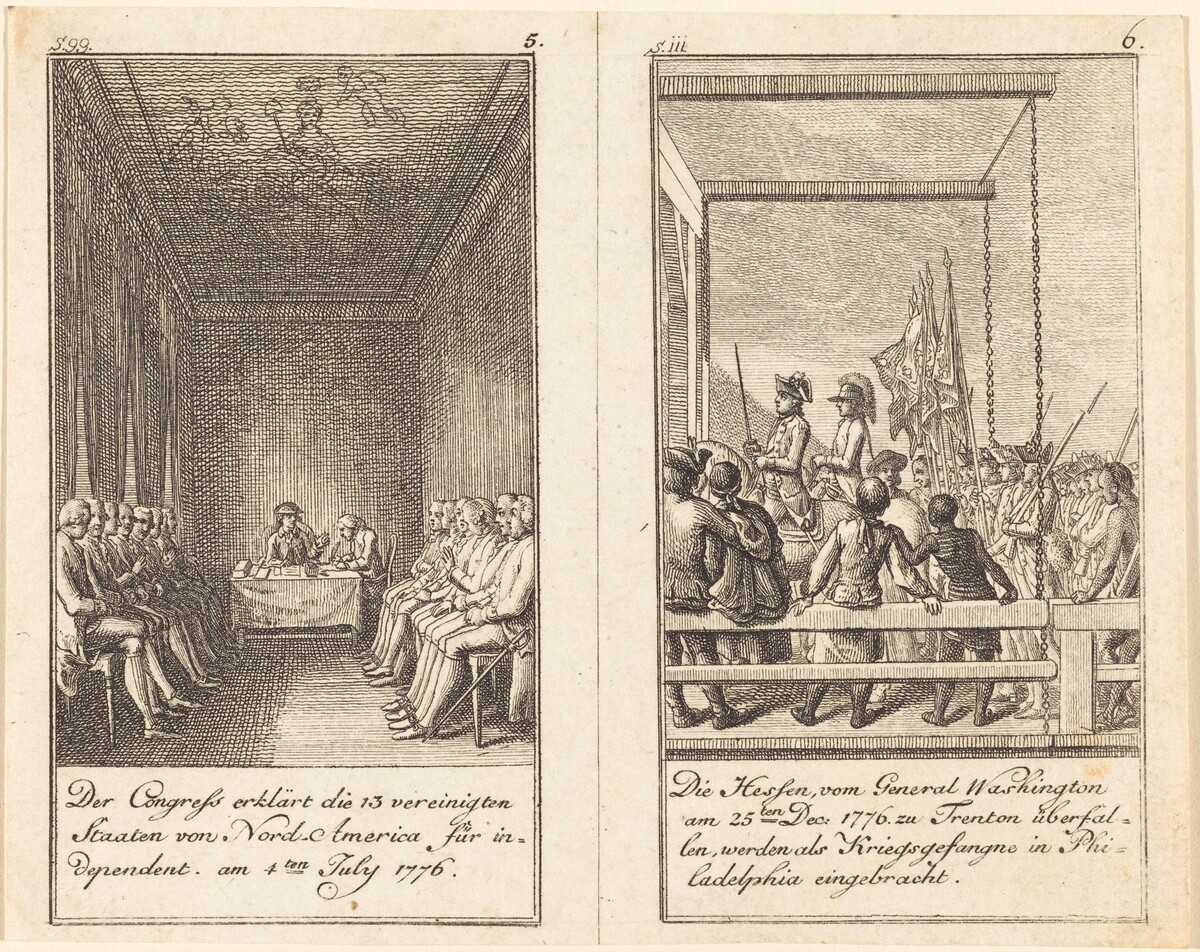 The History of the United States by Daniel Nikolaus Chodowiecki