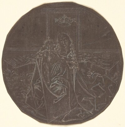 The Madonna and Child in a Garden