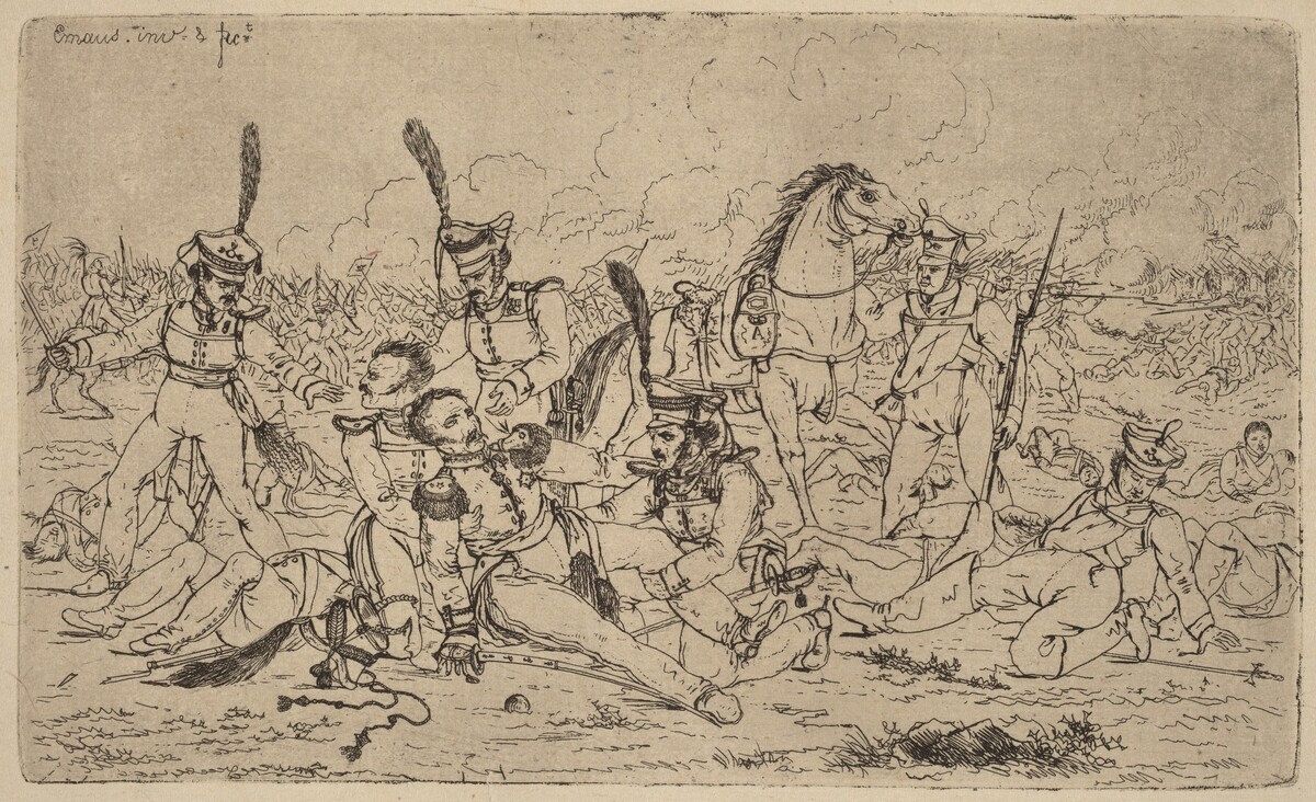 Death of a Russian General (Le Mort d'un general russe) by Gerhardus Emaus de Micault