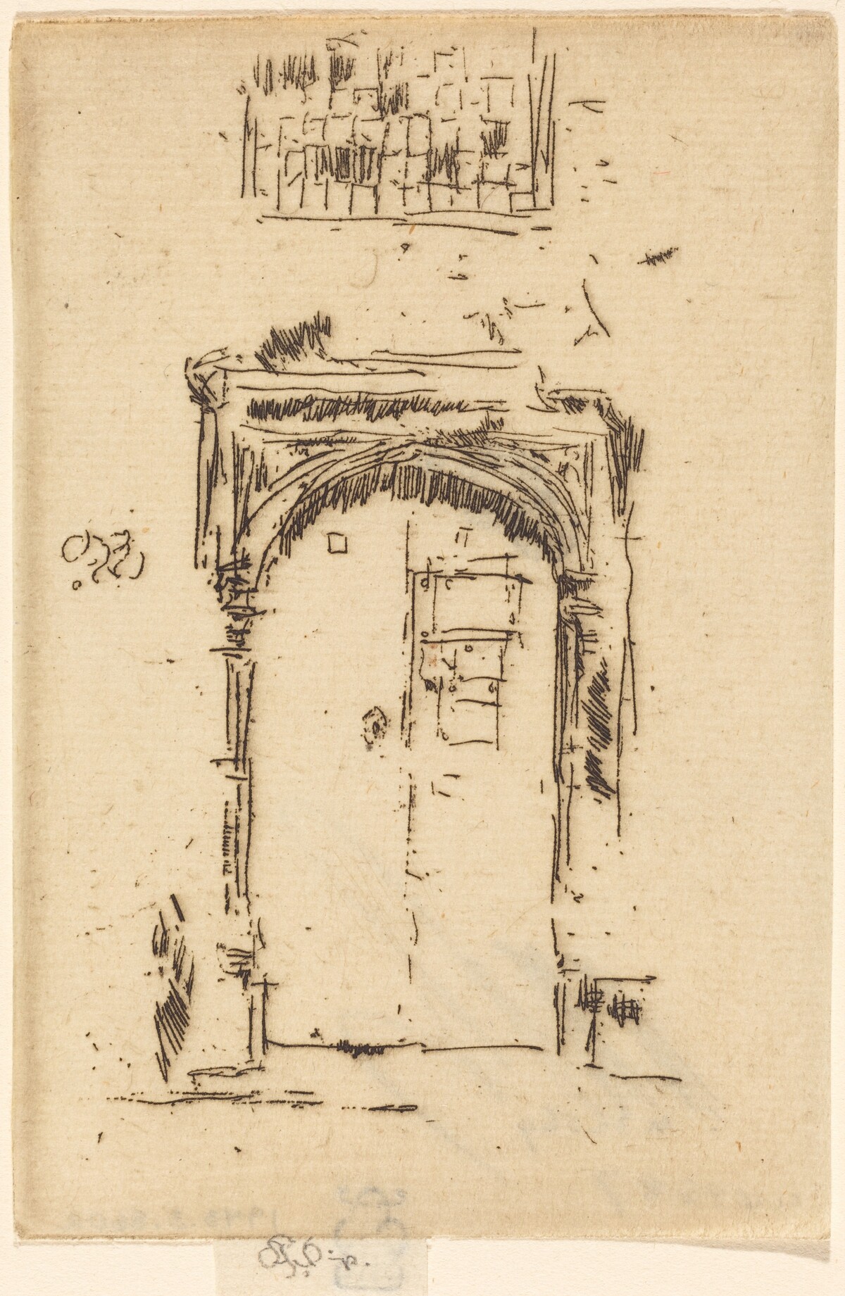 Church Doorway, Edgemere by James McNeill Whistler