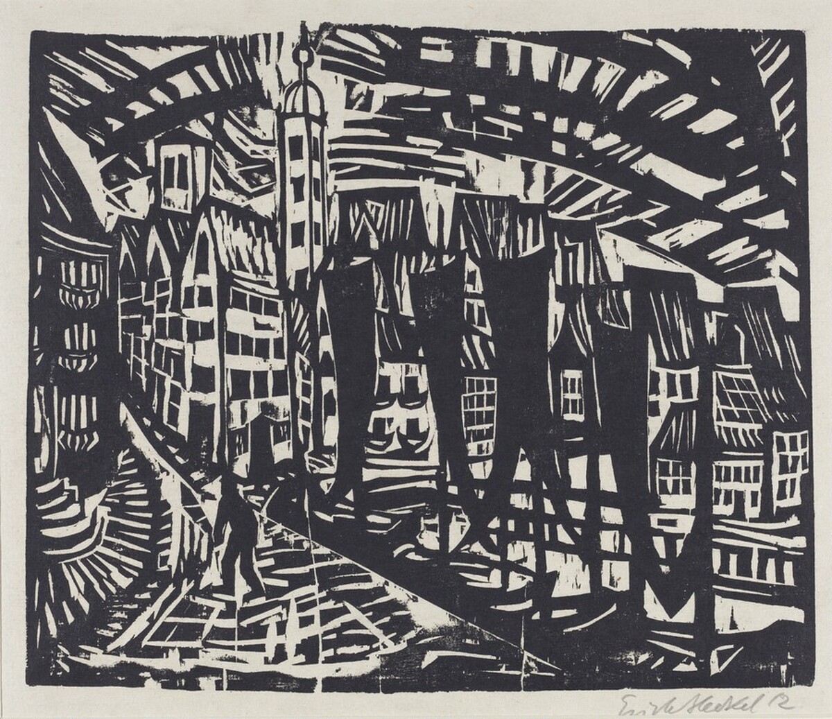 Stralsund by Erich Heckel