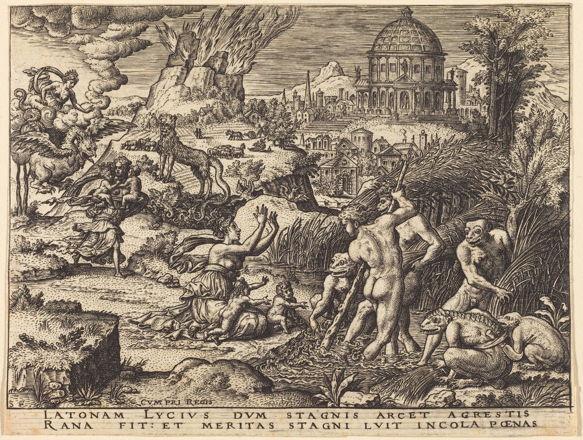 Latona Insulted by Etienne Delaune