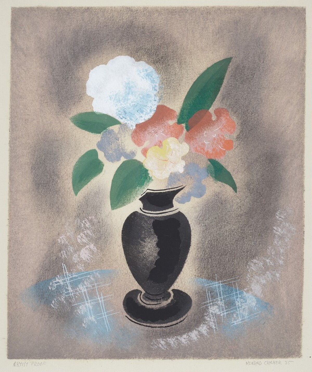 Untitled (Vase of Flowers) by Konrad Cramer