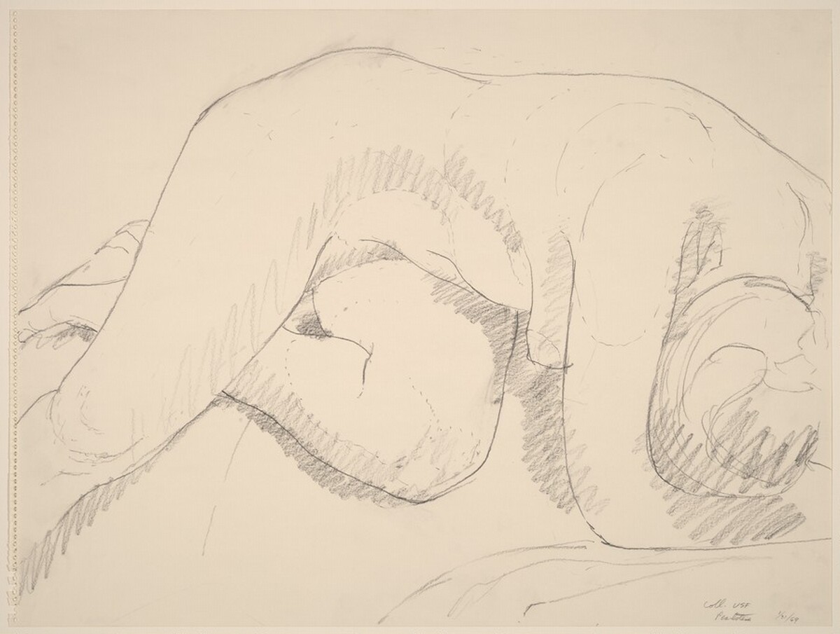 Study for "Untitled" by Philip Pearlstein