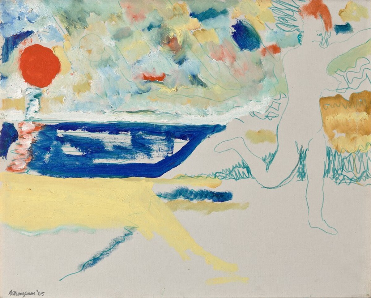 Running Woman by Bob Thompson
