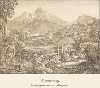 Donnerstag - Berchtesgaden und der Watzmann (Thursday - Berchtesgaden and the Watzmann Mountain)