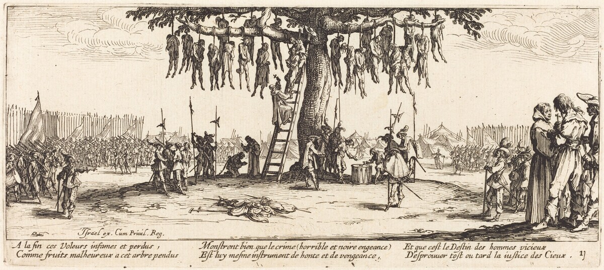 The Hanging by Jacques Callot