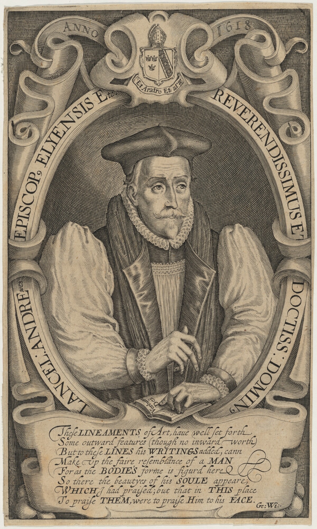 Lancelot Andrewes, Bishop of Winchester by Simon de Passe