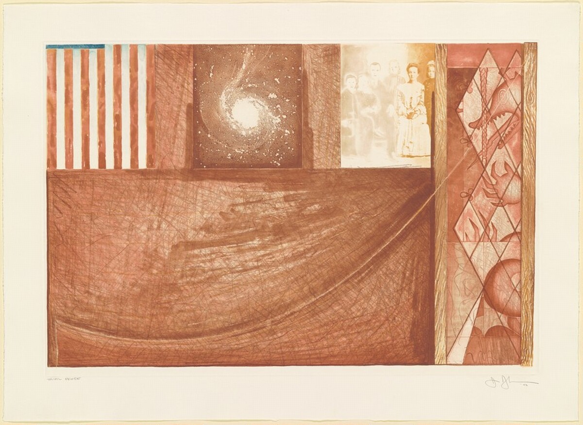 Untitled [trial proof] by Jasper Johns