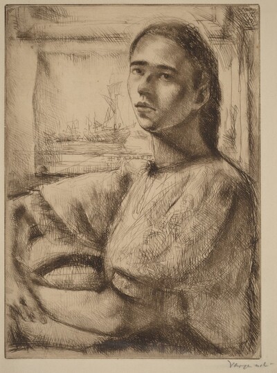 Half-Length of a Girl