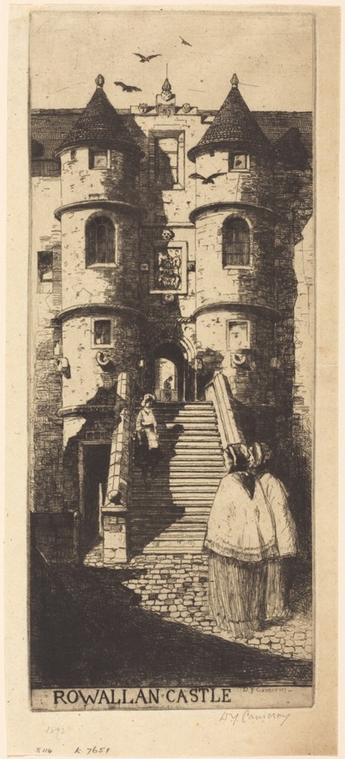 Rowallan Castle by David Young Cameron