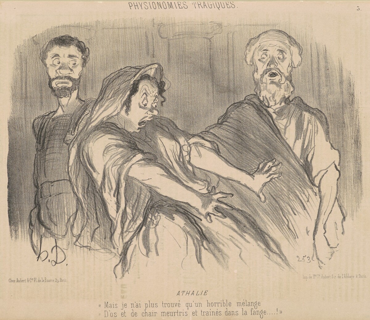 Athalie by Honoré Daumier