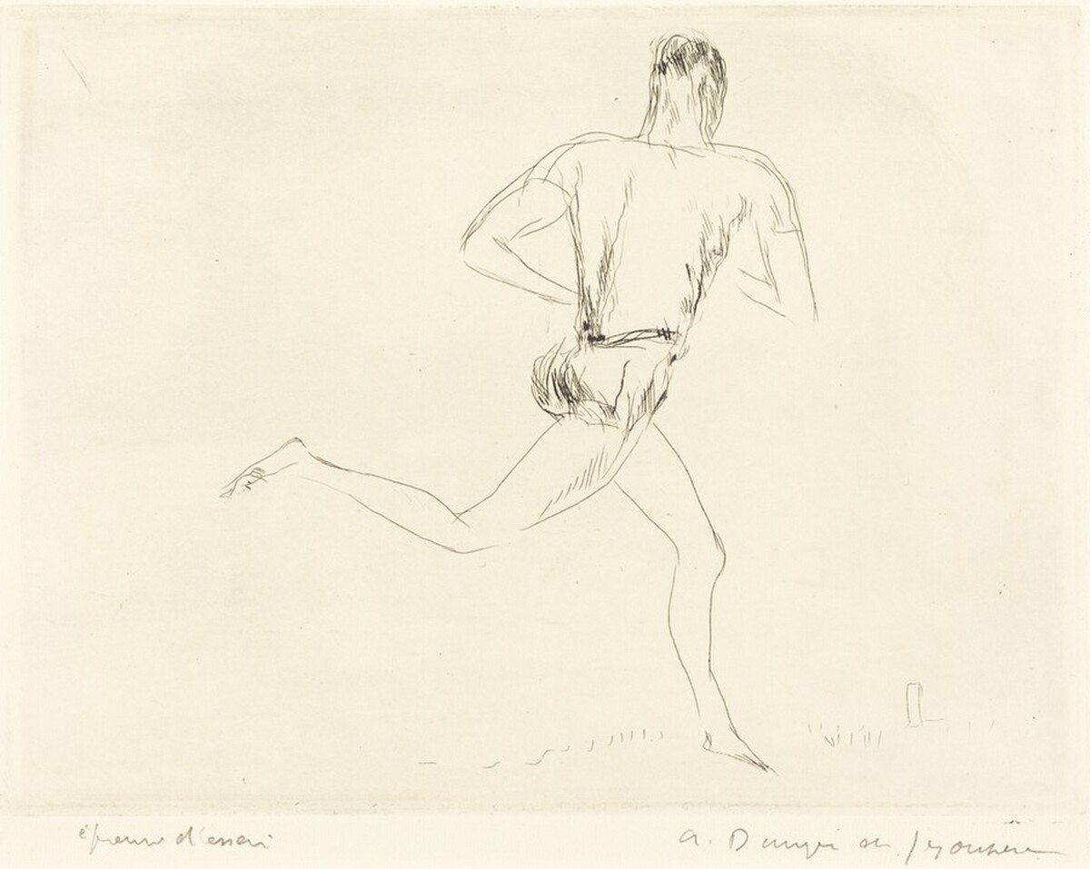 1500 Meter Race (La Course de 1500 metres) by André Dunoyer de Segonzac