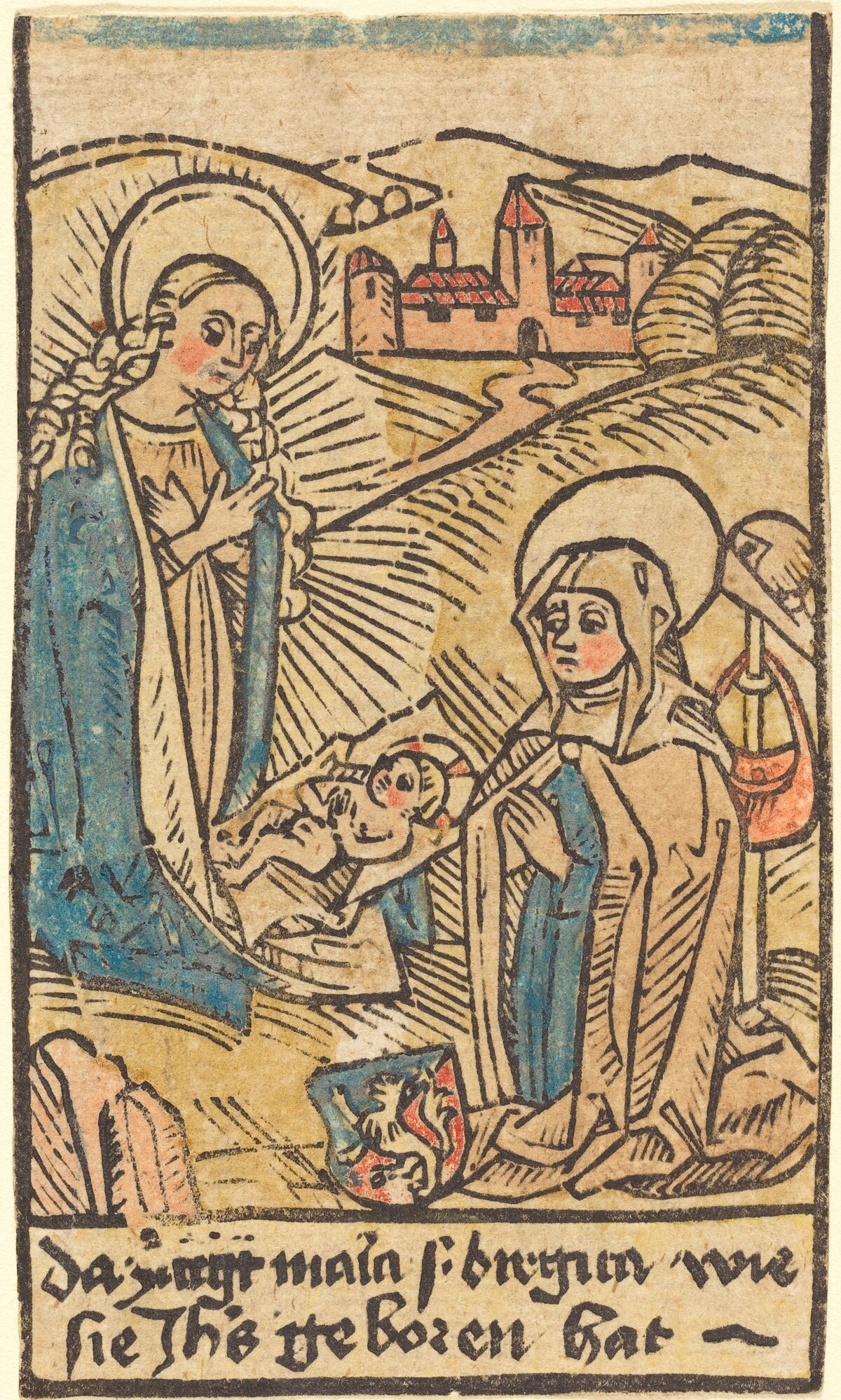 Madonna and Saint Bridget by German 15th Century