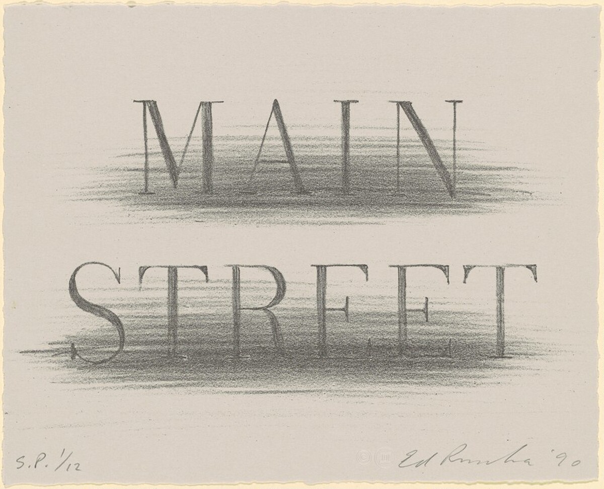 Main Street by Ed Ruscha