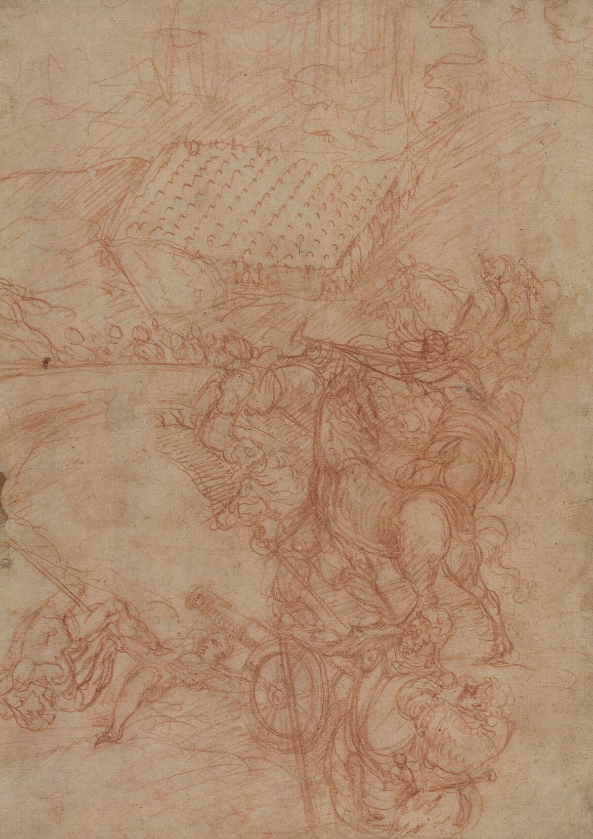 The Battle of Spoleto by Andrea Vicentino after Titian