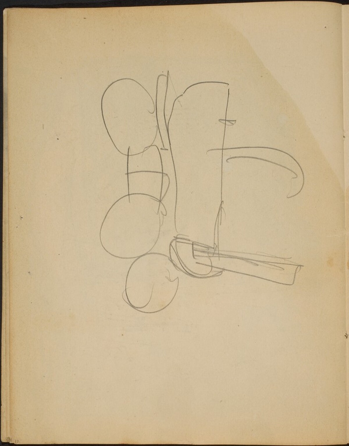 begonnene Skizze (Sketch) [p. 10] by Max Beckmann