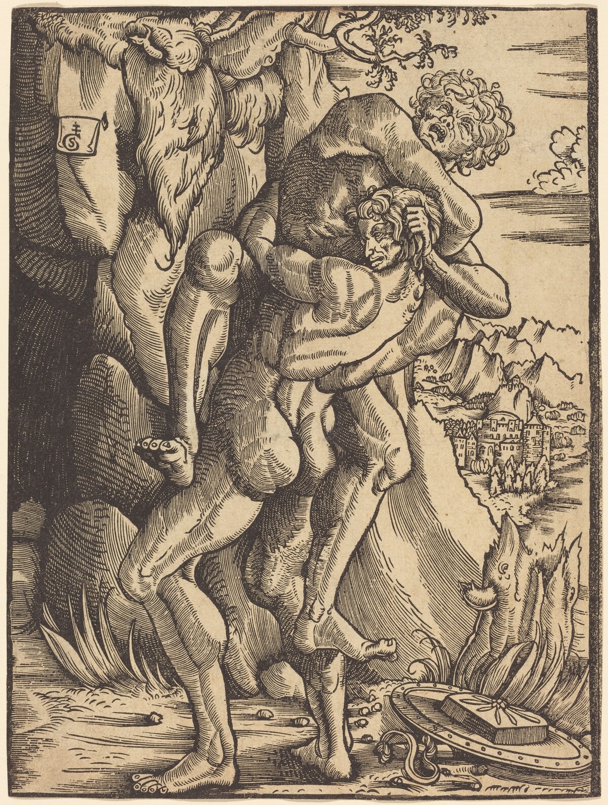 Hercules and Antaeus by Gabriel Salmon