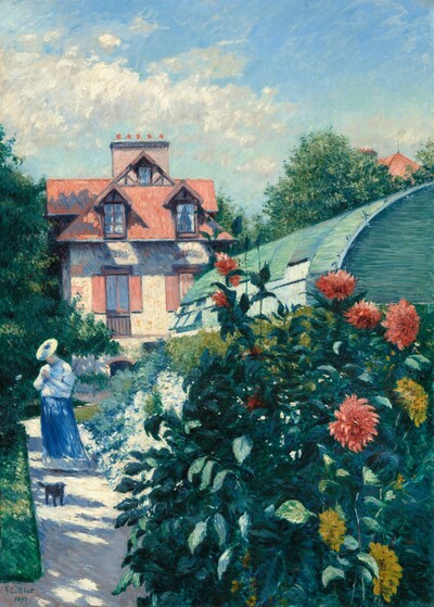 Dahlias, Garden at Petit Gennevilliers