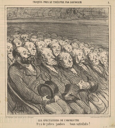 Les spectateurs de l'orchestre