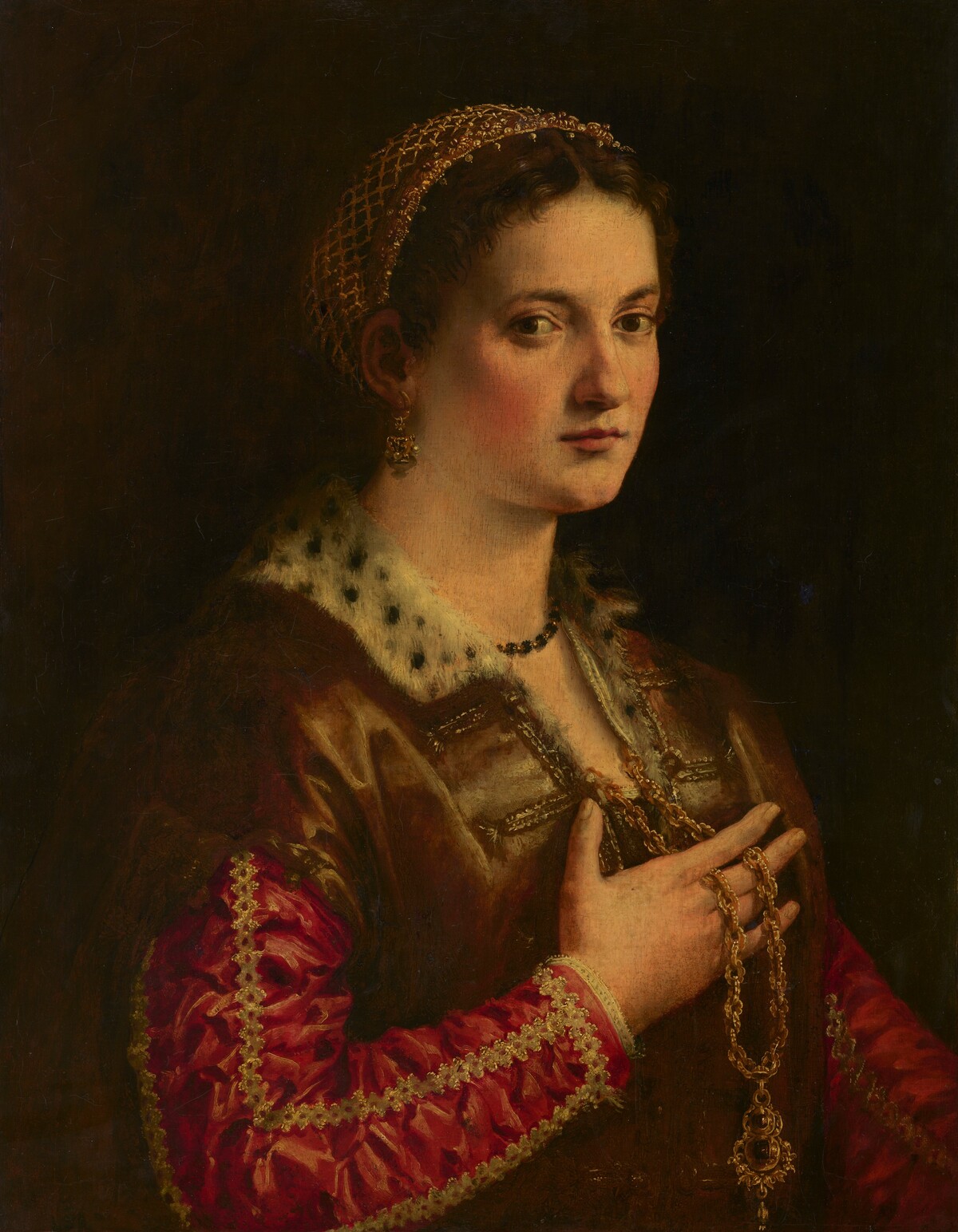 Portrait of a Lady by Francesco Salviati