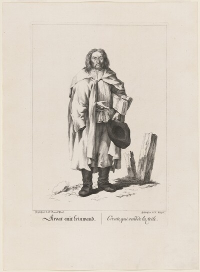 Kroat mit Leinwand (Linen Merchant)