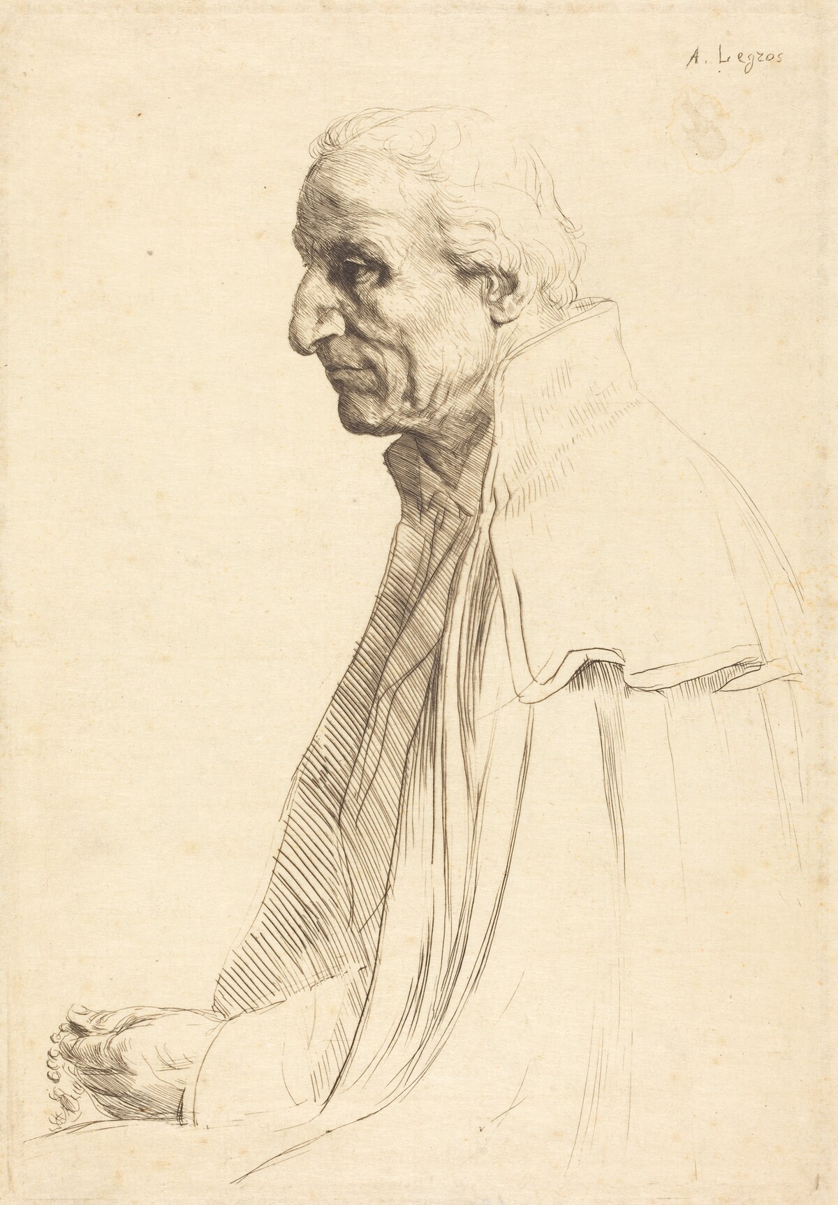 Old Spaniard (Vieil Espagnol) by Alphonse Legros
