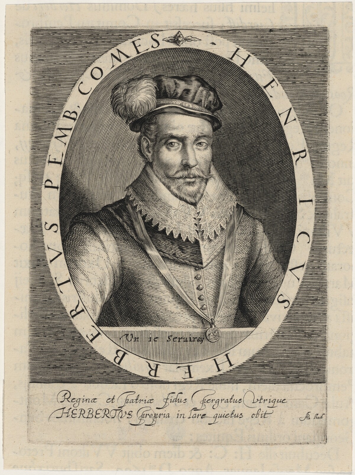 Henry Herbert, Second Earl of Pembroke by Willem de Passe and Magdalena de Passe