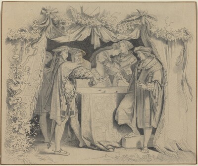 Men Throwing Dice