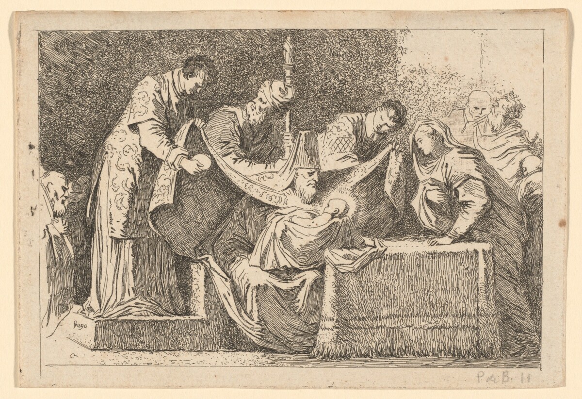 The Circumcision by Jean-Honoré Fragonard after Jacopo Tintoretto