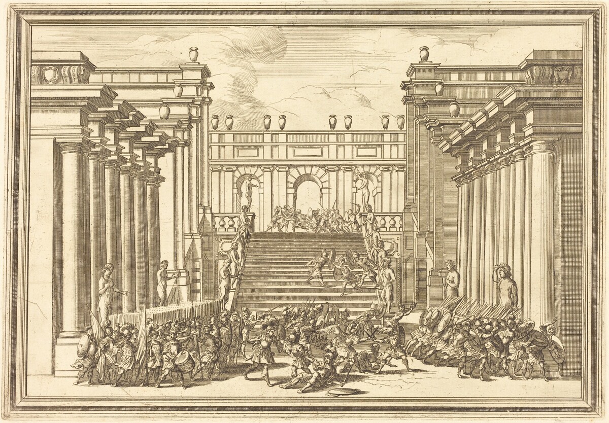 Il Greco in Troia: Plate 3 by Arnold von Westerhout