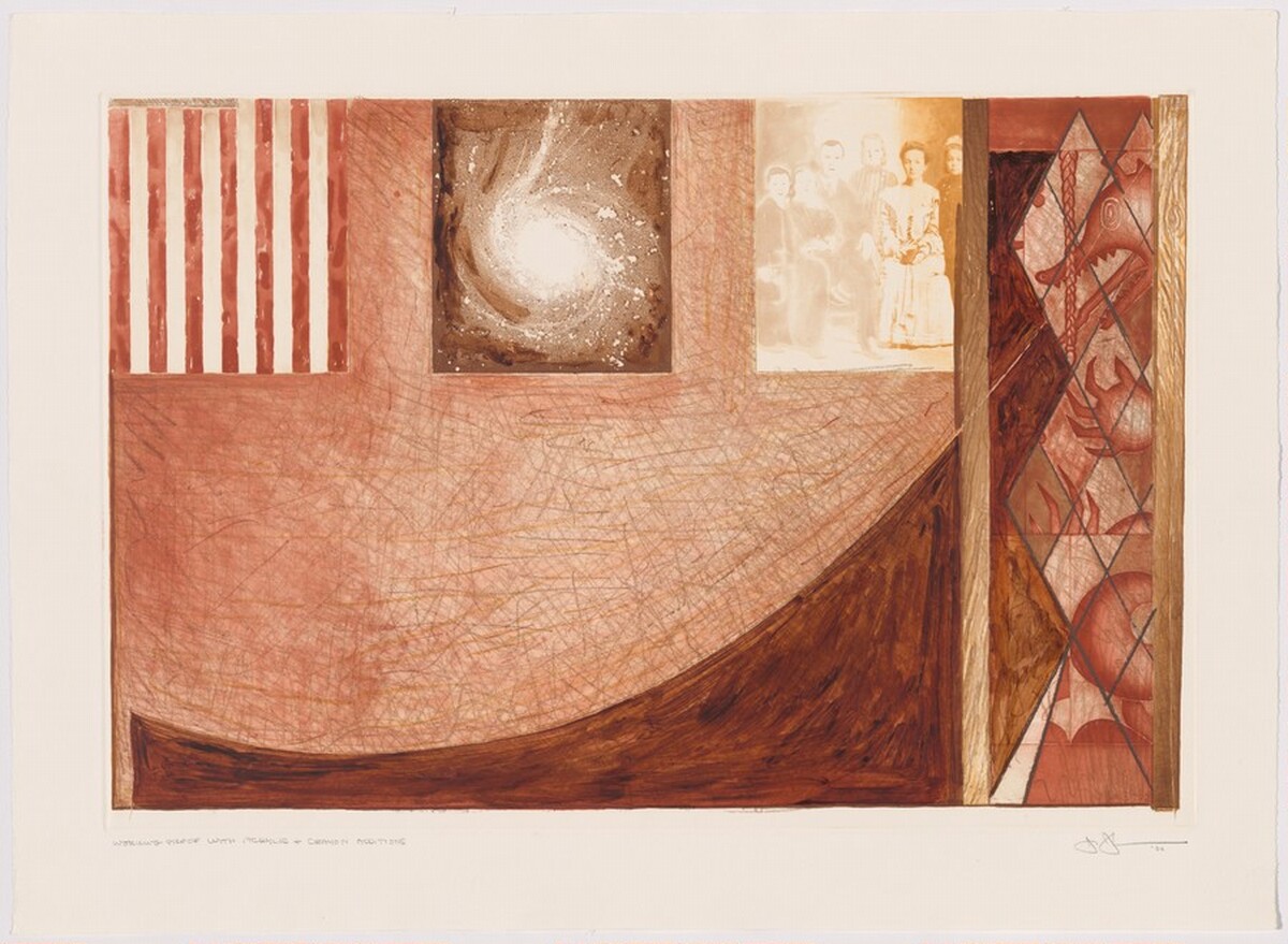 Untitled [working proof] by Jasper Johns