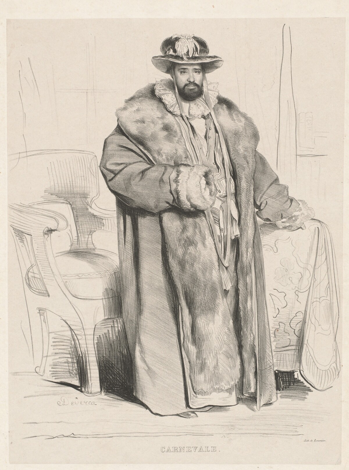 Carnevale by Achille Devéria