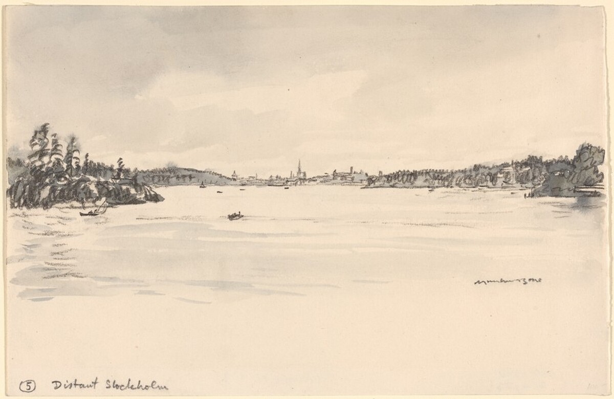 Distant Stockholm by Sir Muirhead Bone