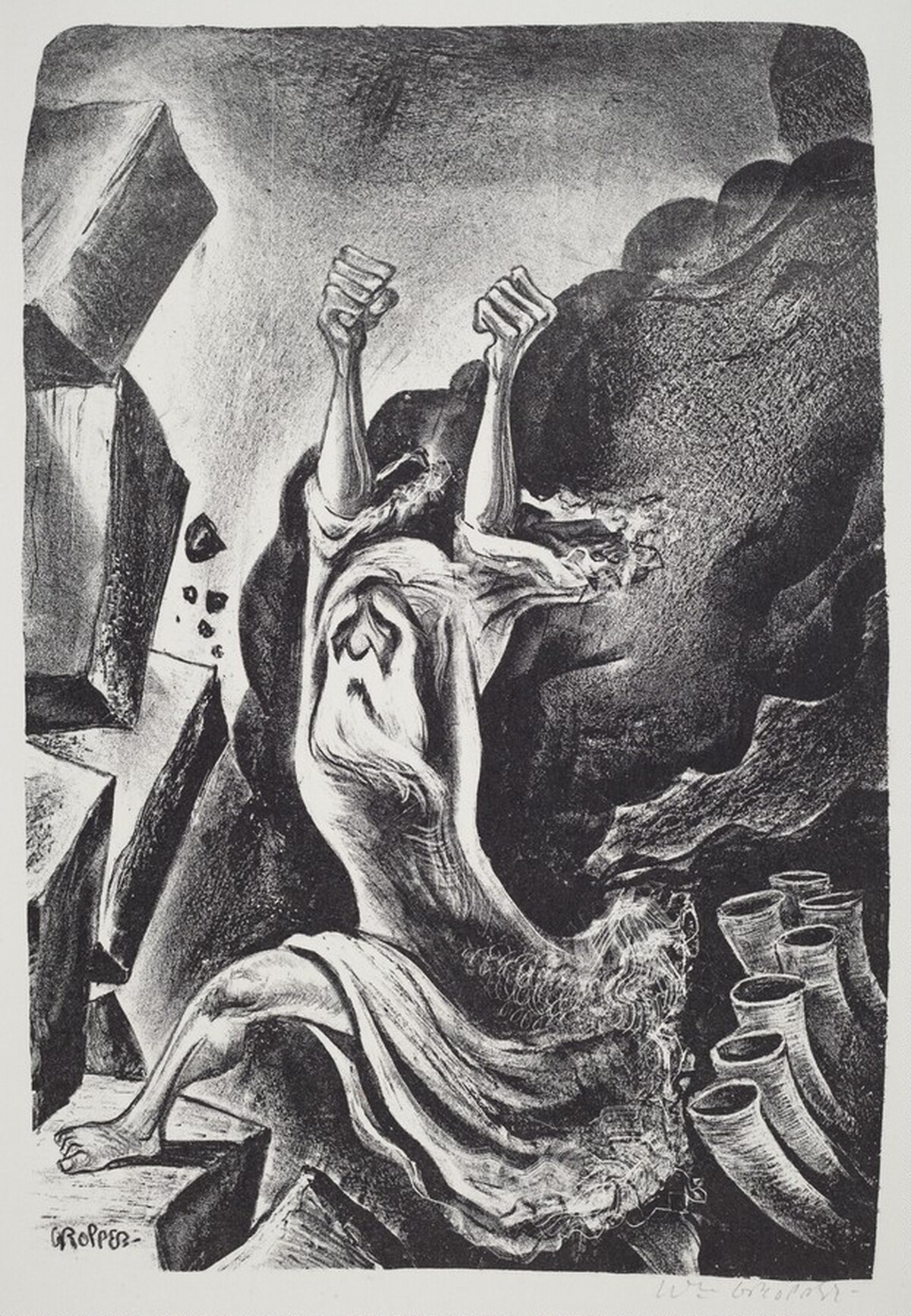 Joshua Fought the Battle of Jericho by William Gropper